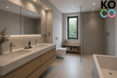 Badezimmer - Wohnbeispiel - Visualisierung