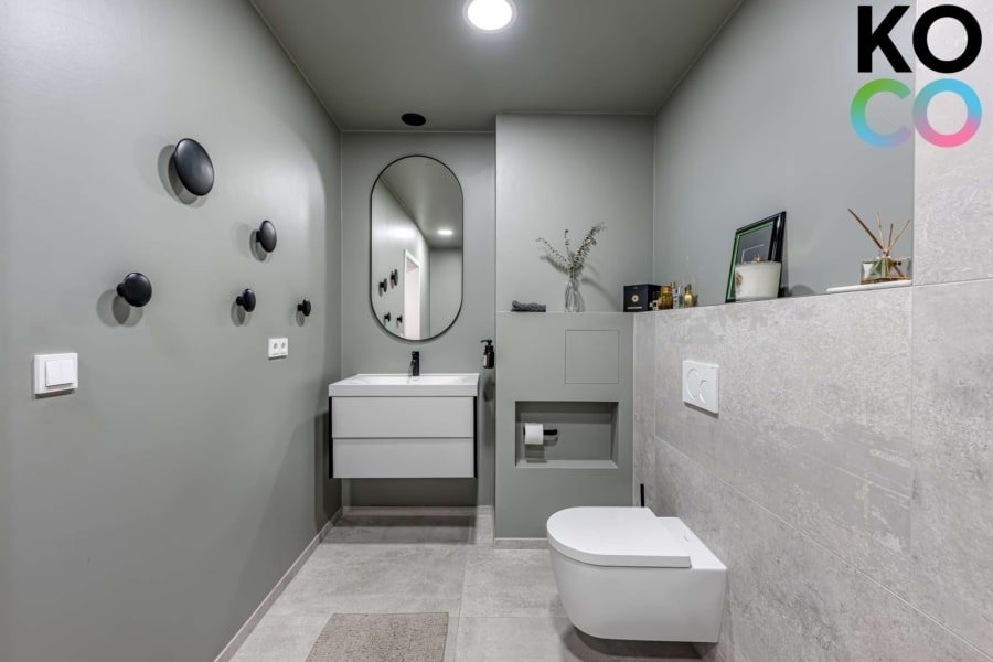 Badezimmer - Exklusives Zuhause in zentraler Lage: 3-Zimmer-Wohnung mit Balkon