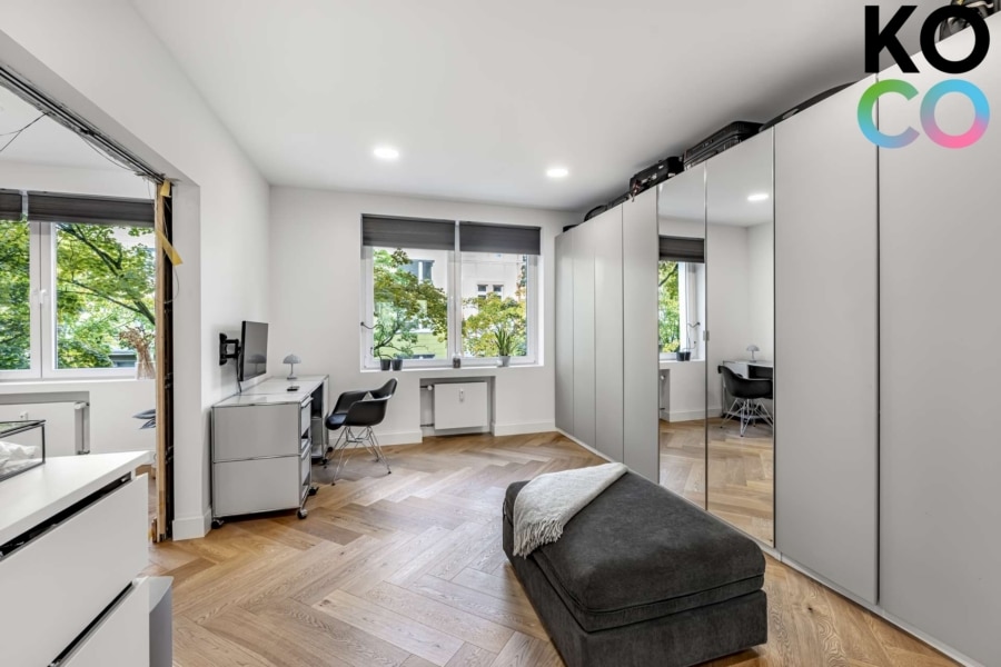 Arbeitszimmer - Exklusives Zuhause in zentraler Lage: 3-Zimmer-Wohnung mit Balkon