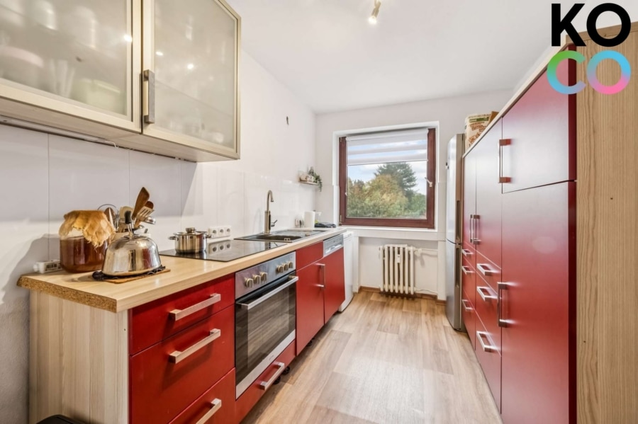 Küche - Helle und gepflegte 3-Zimmer-Wohnung – ideal für Paare oder Anleger