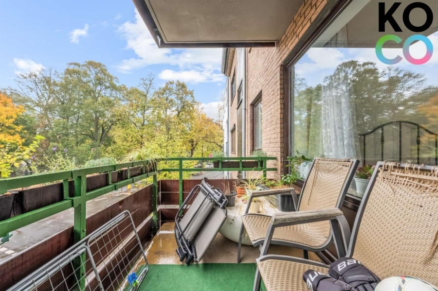 Balkon - Helle und gepflegte 3-Zimmer-Wohnung – ideal für Paare oder Anleger