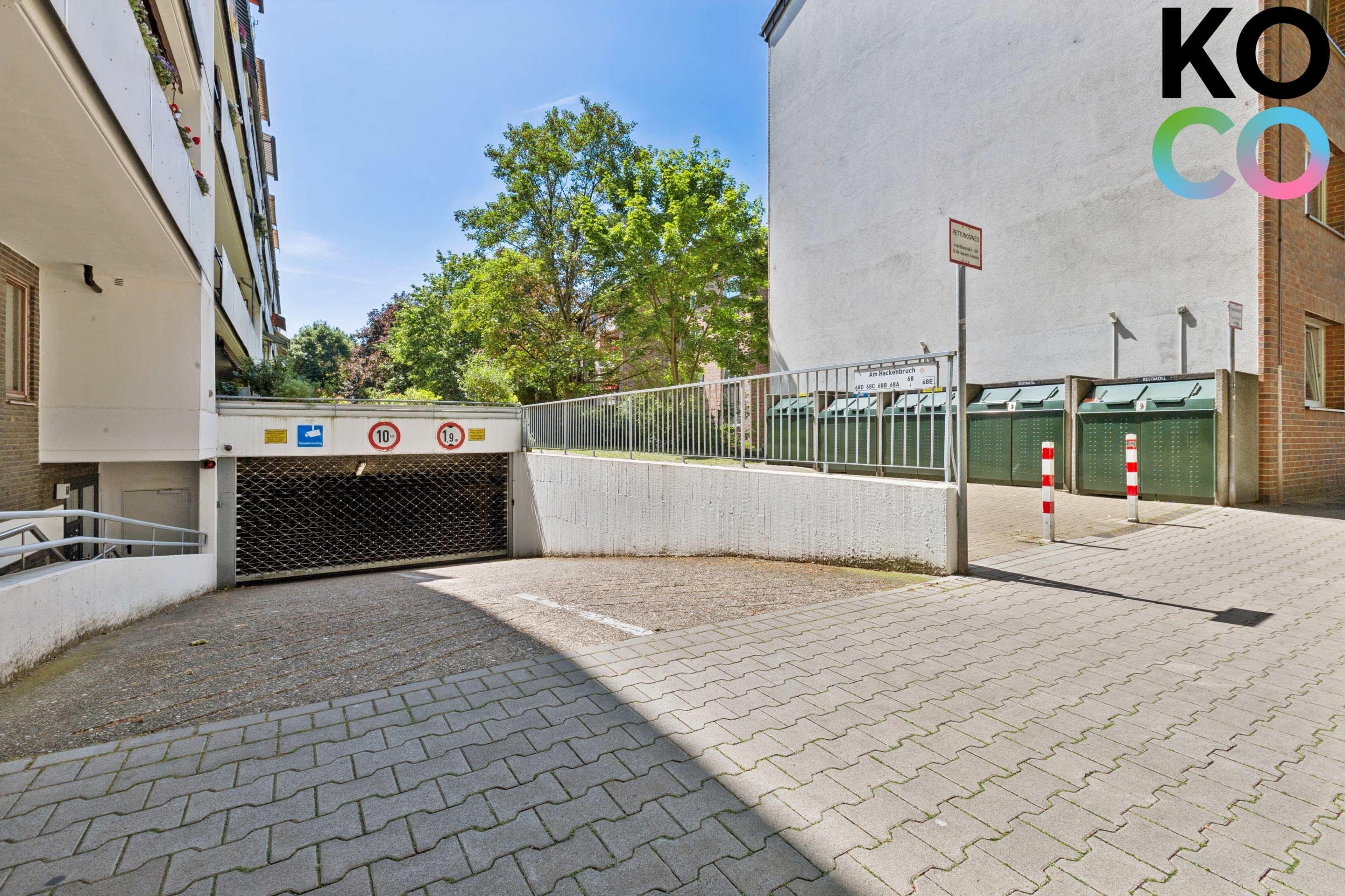 Einfahrt Tiefgarage