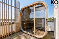 Dachterrasse Sauna