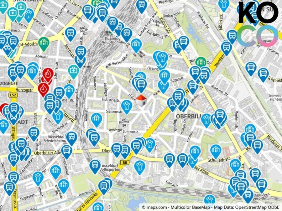 Geolyzer Kartenausschnitt - Mehrfamilienhaus mit Altbaucharme in perfekter Lage!