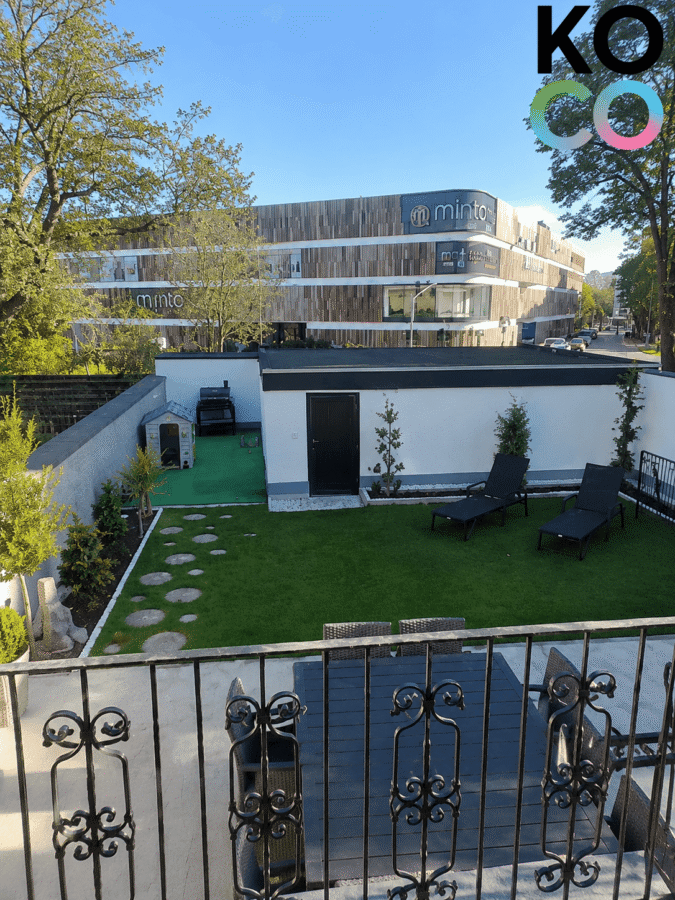 Garten - Repräsentative 130 m² Altbauwohnung mit 100 m² Garten und Sonnenterrassen am Minto