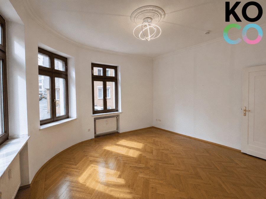 Zimmer - Repräsentative 130 m² Altbauwohnung mit 100 m² Garten und Sonnenterrassen am Minto