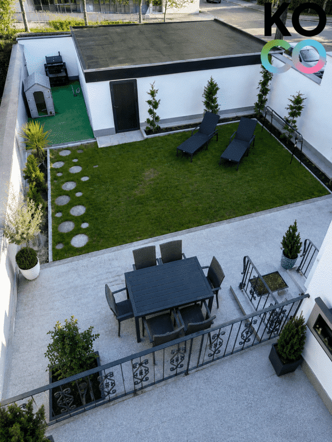 Garten - Repräsentative 130 m² Altbauwohnung mit 100 m² Garten und Sonnenterrassen am Minto