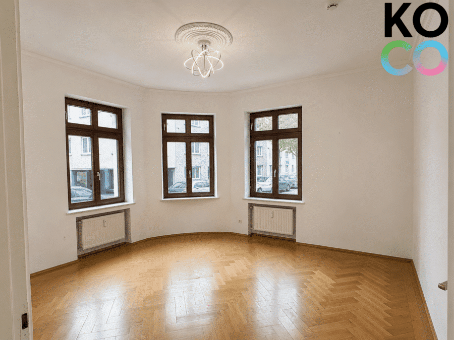 Zimmer - Repräsentative 130 m² Altbauwohnung mit 100 m² Garten und Sonnenterrassen am Minto
