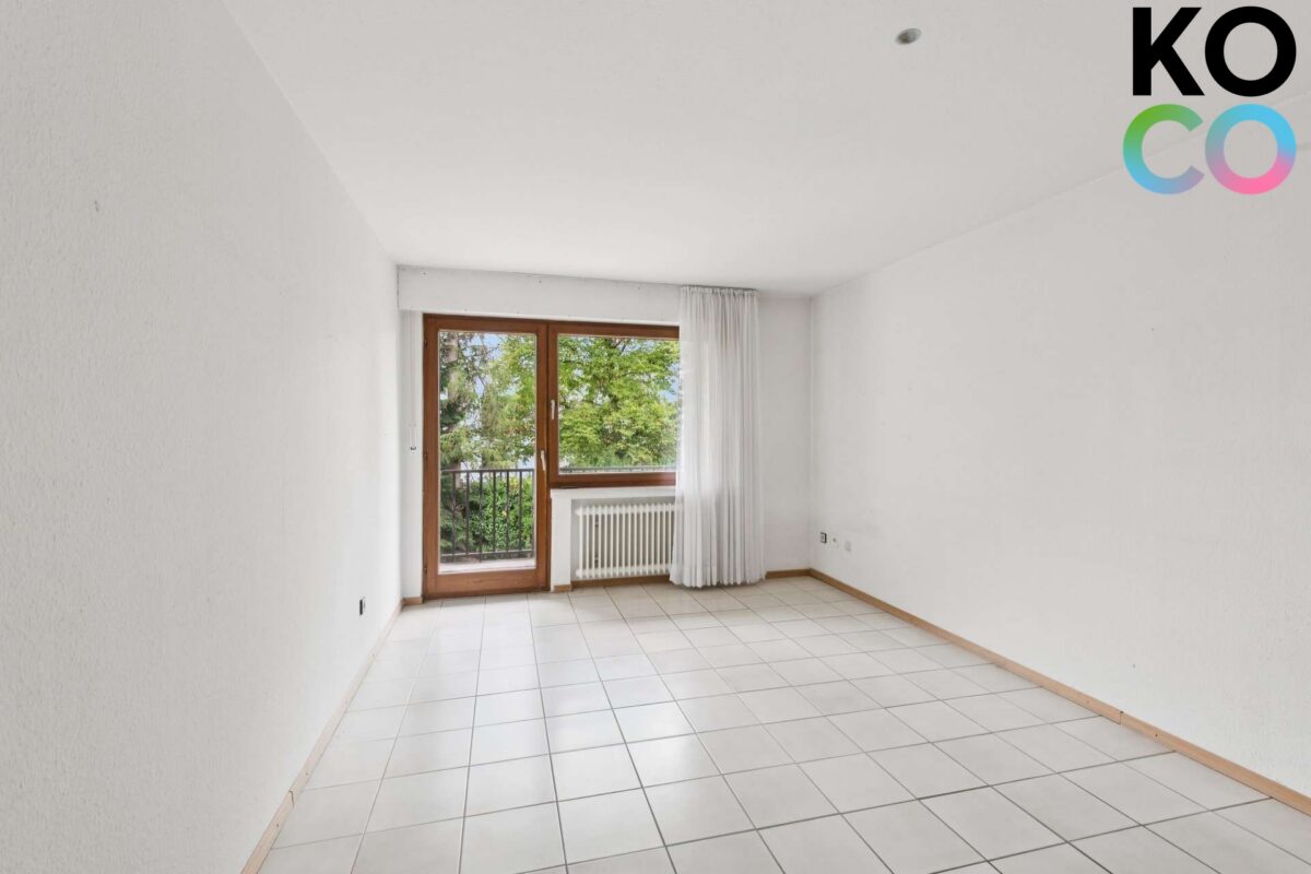 Schlafzimmer mit Balkon