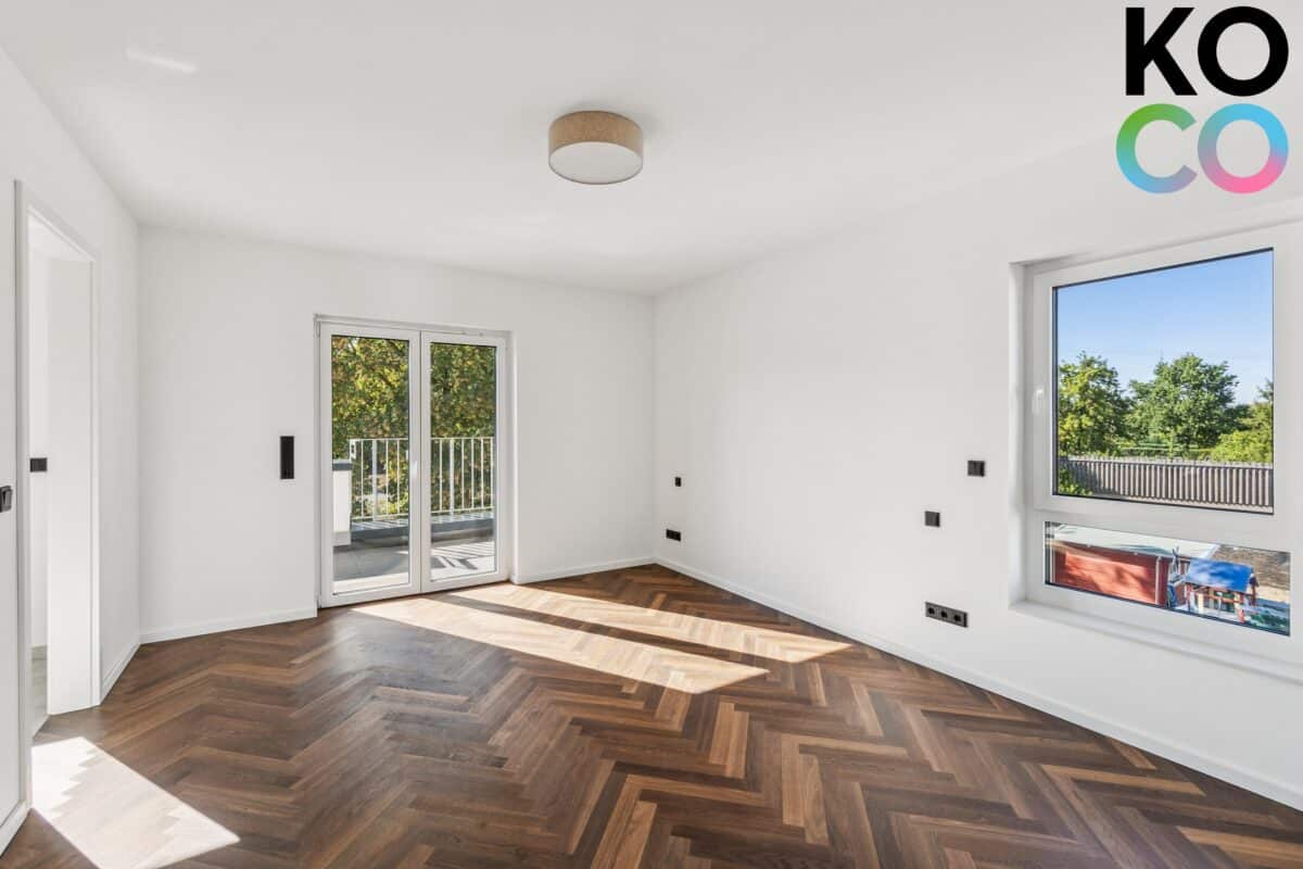 Elternschlafzimmer mit Terrassenzugang