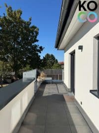 Terrasse mit Zugang Schlafzimmer
