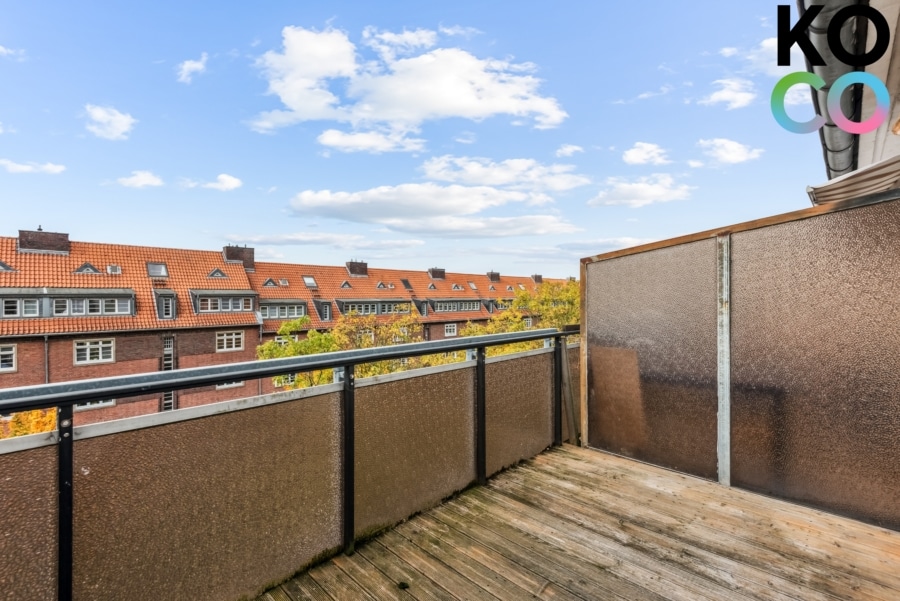 Balkon - Investieren in Toplage: Maisonettewohnung mit Terrasse