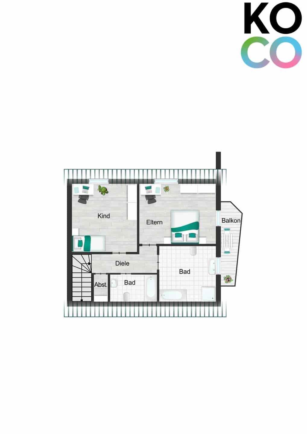 Odilienstraße 36_Grundriss OG