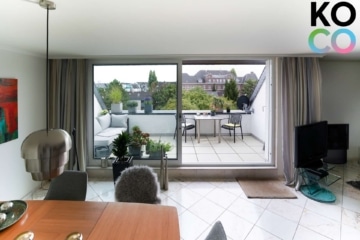Maisonette mit sonniger Loggia in Düsseldorf-Heerdt!, 40549 Düsseldorf, Maisonette