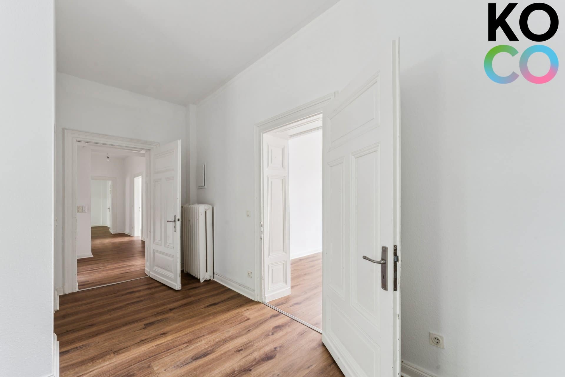 Blick aus Zimmer 6 (Grundriss)