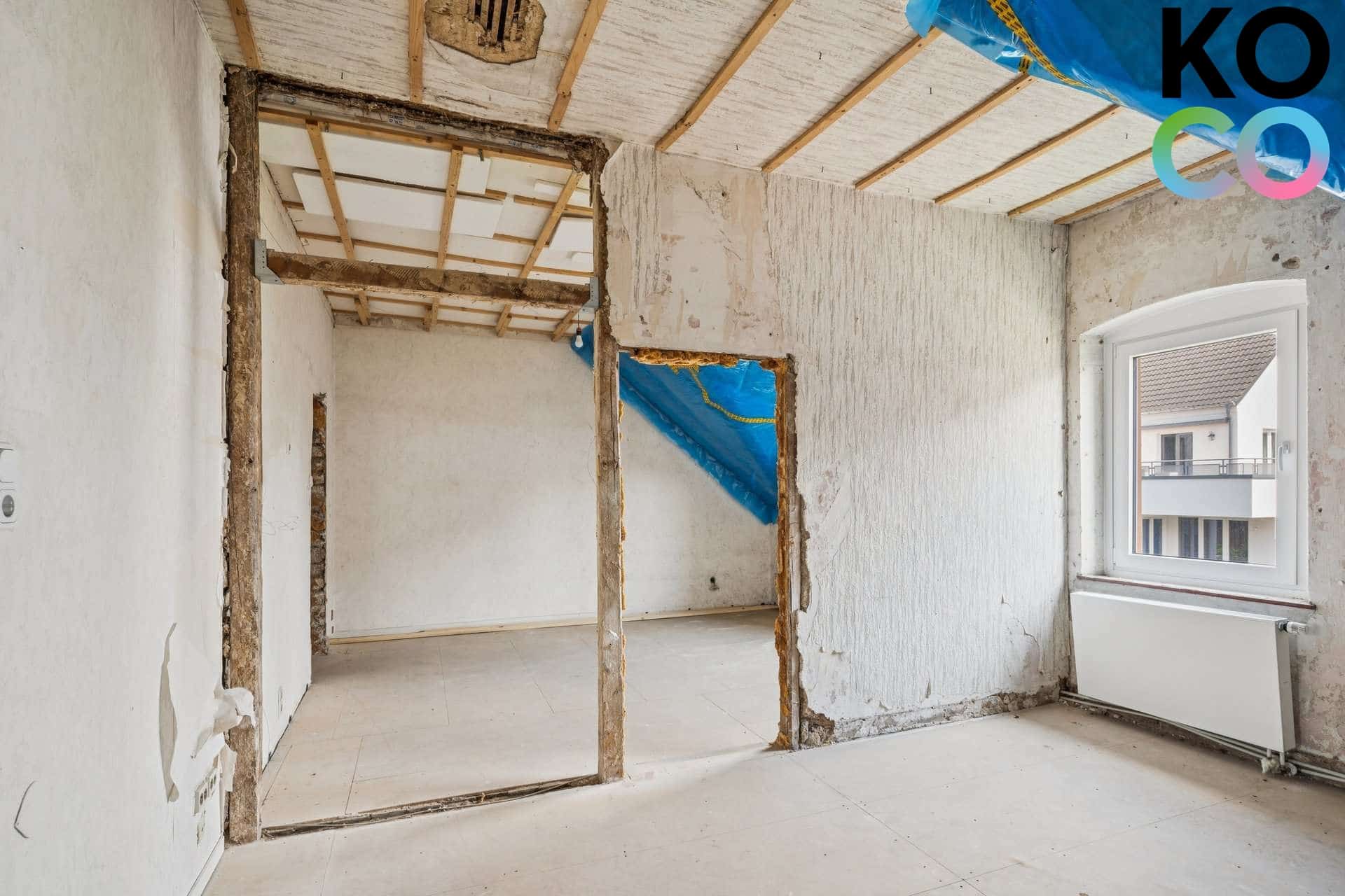 Wohnzimmer/Küche DG