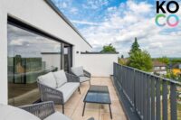 sonnige Terrasse