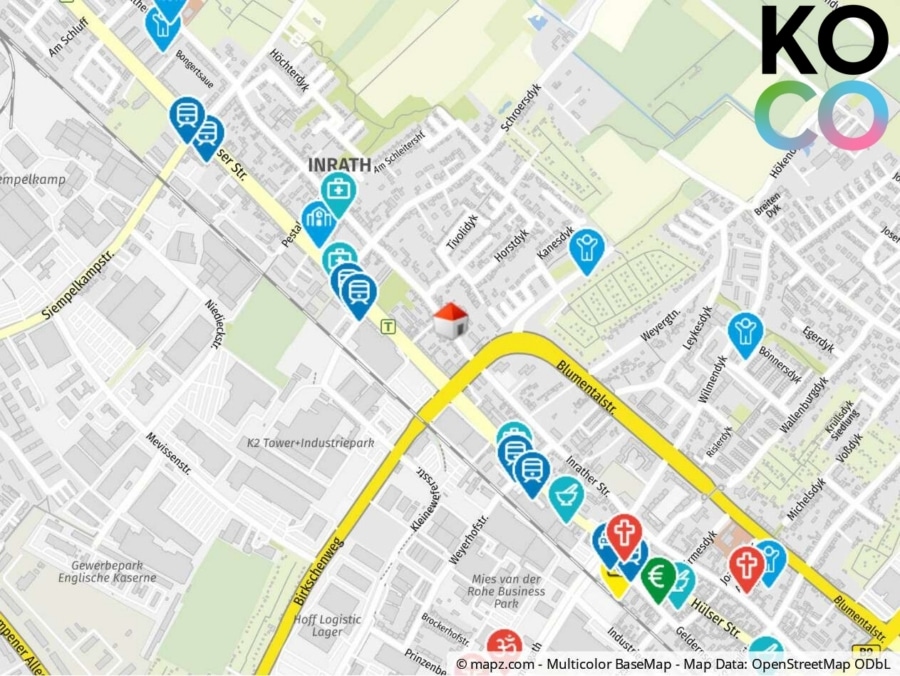 Geolyzer Kartenausschnitt - Großzügiges Haus mit viel Potenzial – Zweifamilienhaus für Eigennutzer oder Kapitalanleger!!