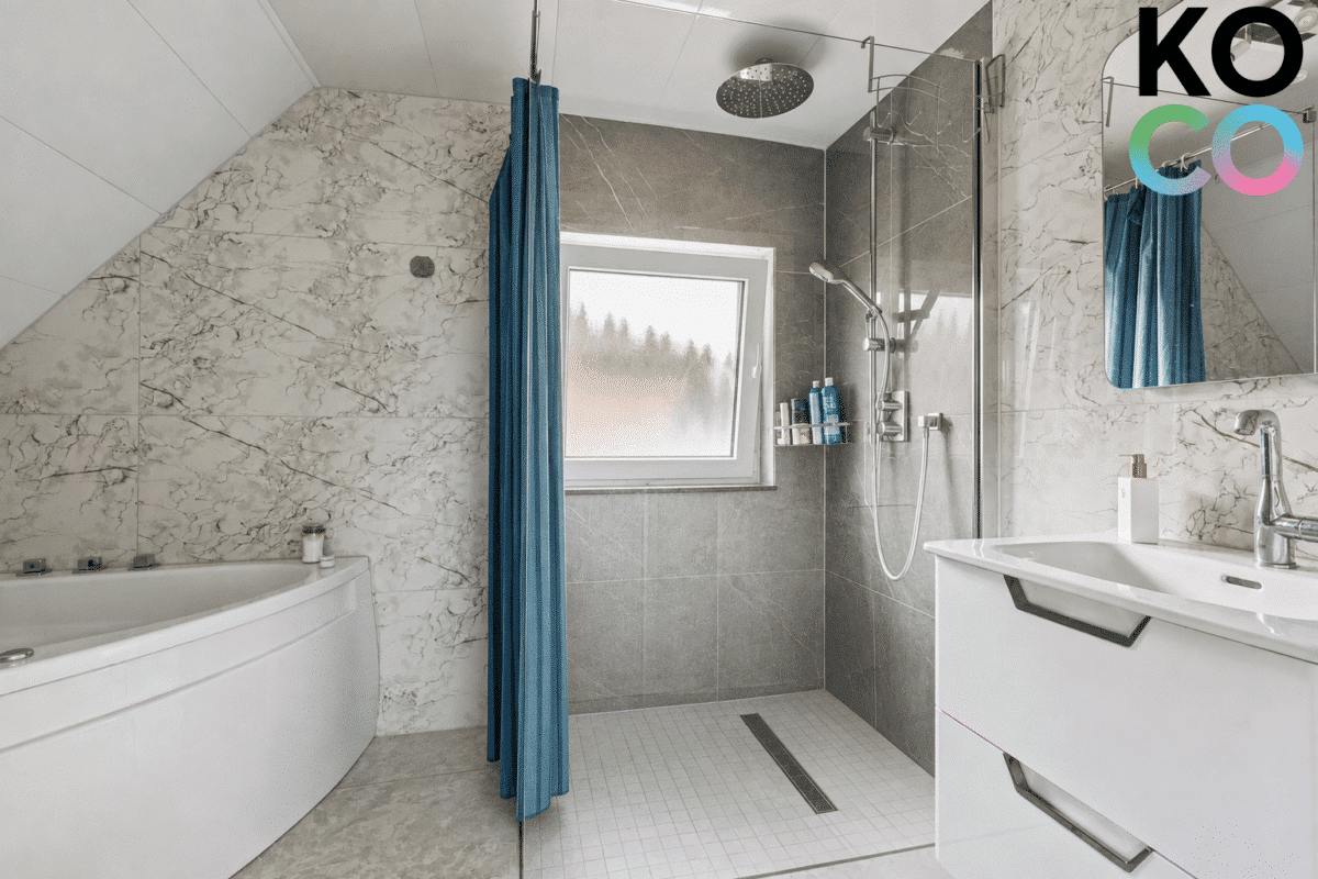 Komfortables Badezimmer