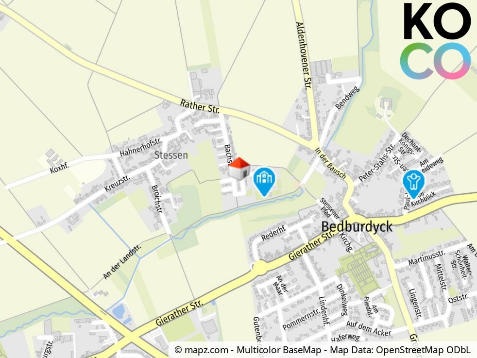 Geolyzer Kartenausschnitt