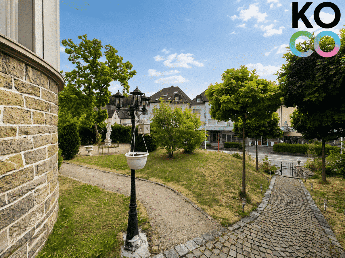 Blick aufs Grundstück