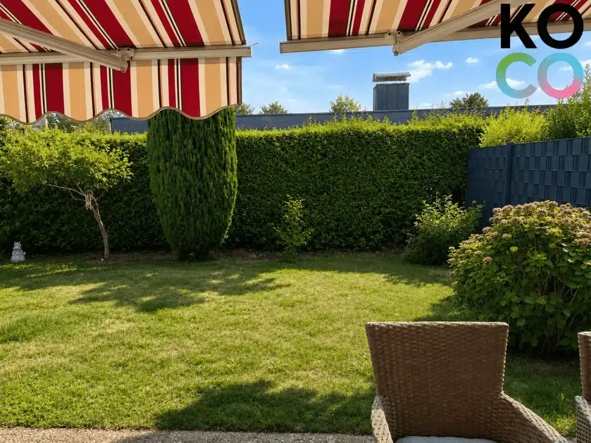 Garten - Blick von der Terrasse