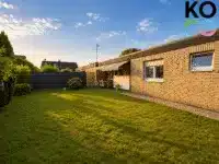 Garten mit Blick auf die Terrasse