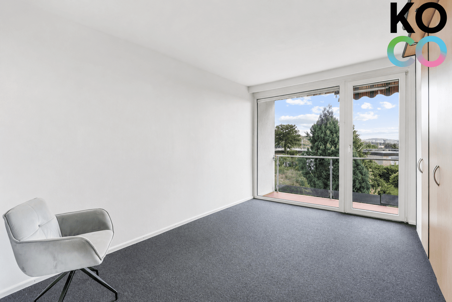 Ruhig gelegenes Arbeitszimmer für konzentriertes Arbeiten im eigenen Zuhause