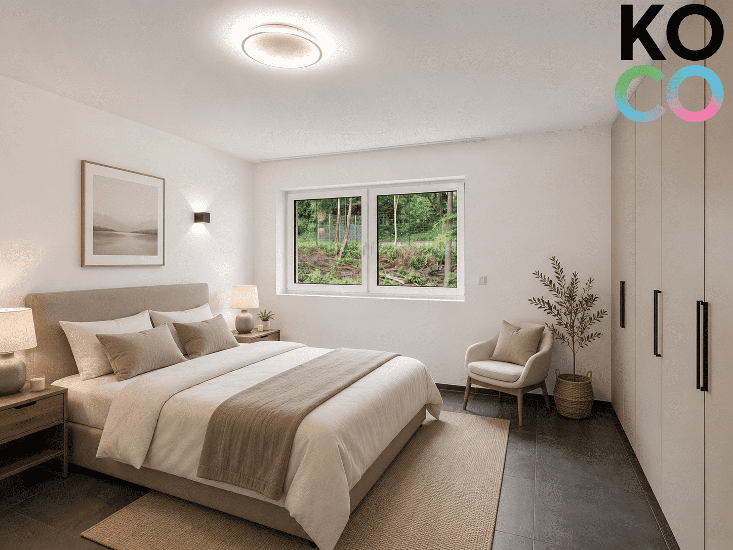 Schlafzimmer / Einrichtungsbeispiel