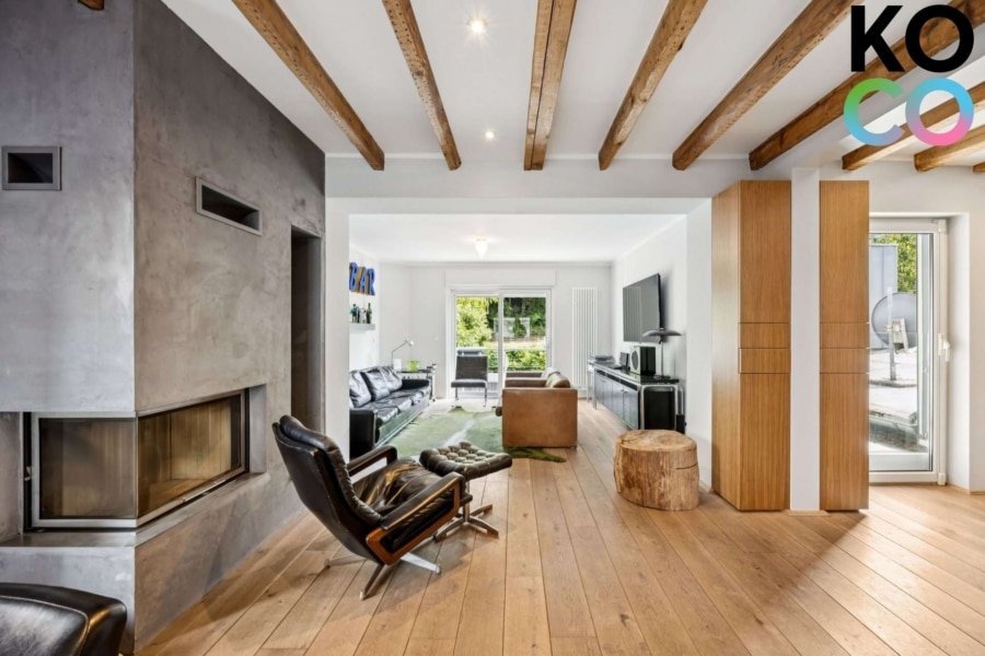 Wohnzimmer - Wohnen und Arbeiten in TOP Lage! Familienparadies ohne Kompromisse!